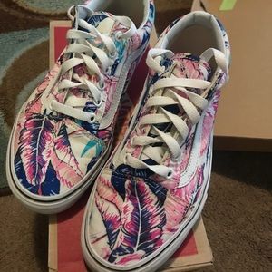 Old Skool vans multi color